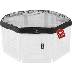 PJYuCien cobertura de malla superior para jaula de perro, aire y seguridad.