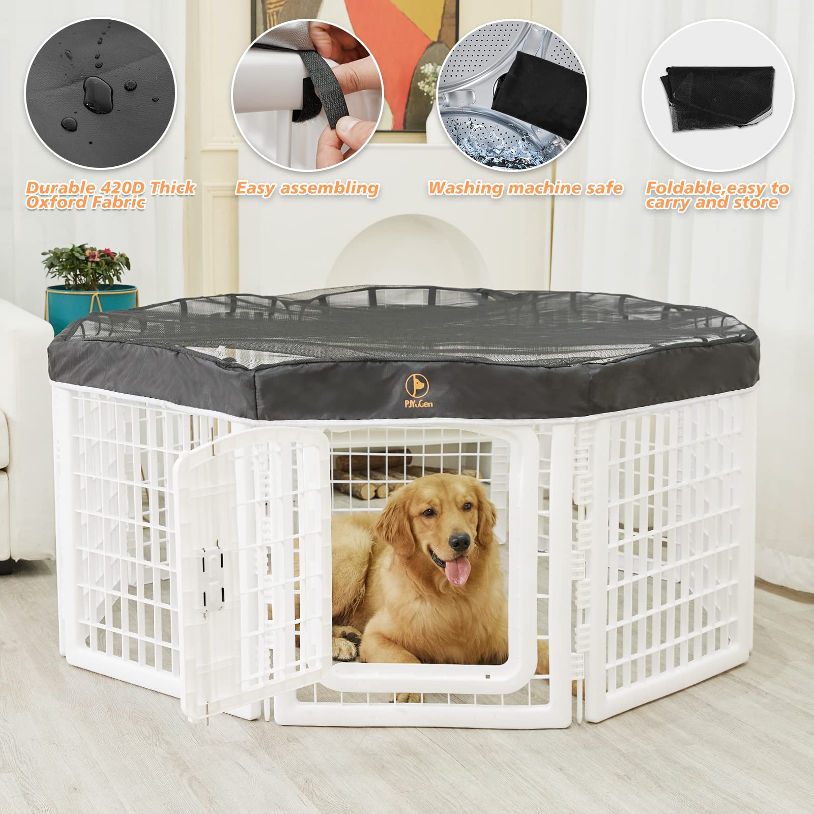 PJYuCien diseño mantiene a las mascotas cerca sin complicaciones.