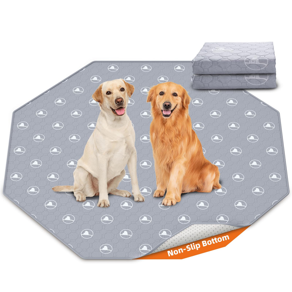 PJYuCien alfombrilla de entrenamiento para perros 67x26 octogonal antideslizante para entrenamiento en casa
