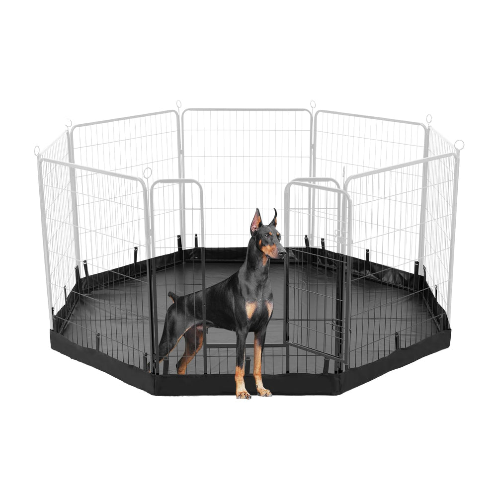 PJYuCien base inferior para jaula de perro 32 pulgadas, instalación sencilla.