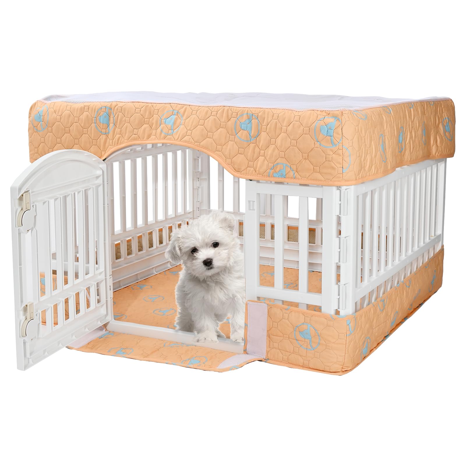 PJYuCien cobertor-base jaula para perros de 36 pulgadas, mayor comodidad.