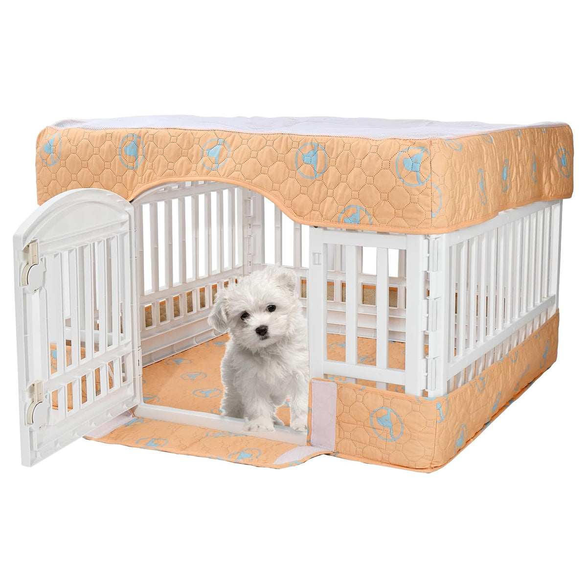 PJYuCien cobertor-base jaula para perros de 36 pulgadas, mayor comodidad.