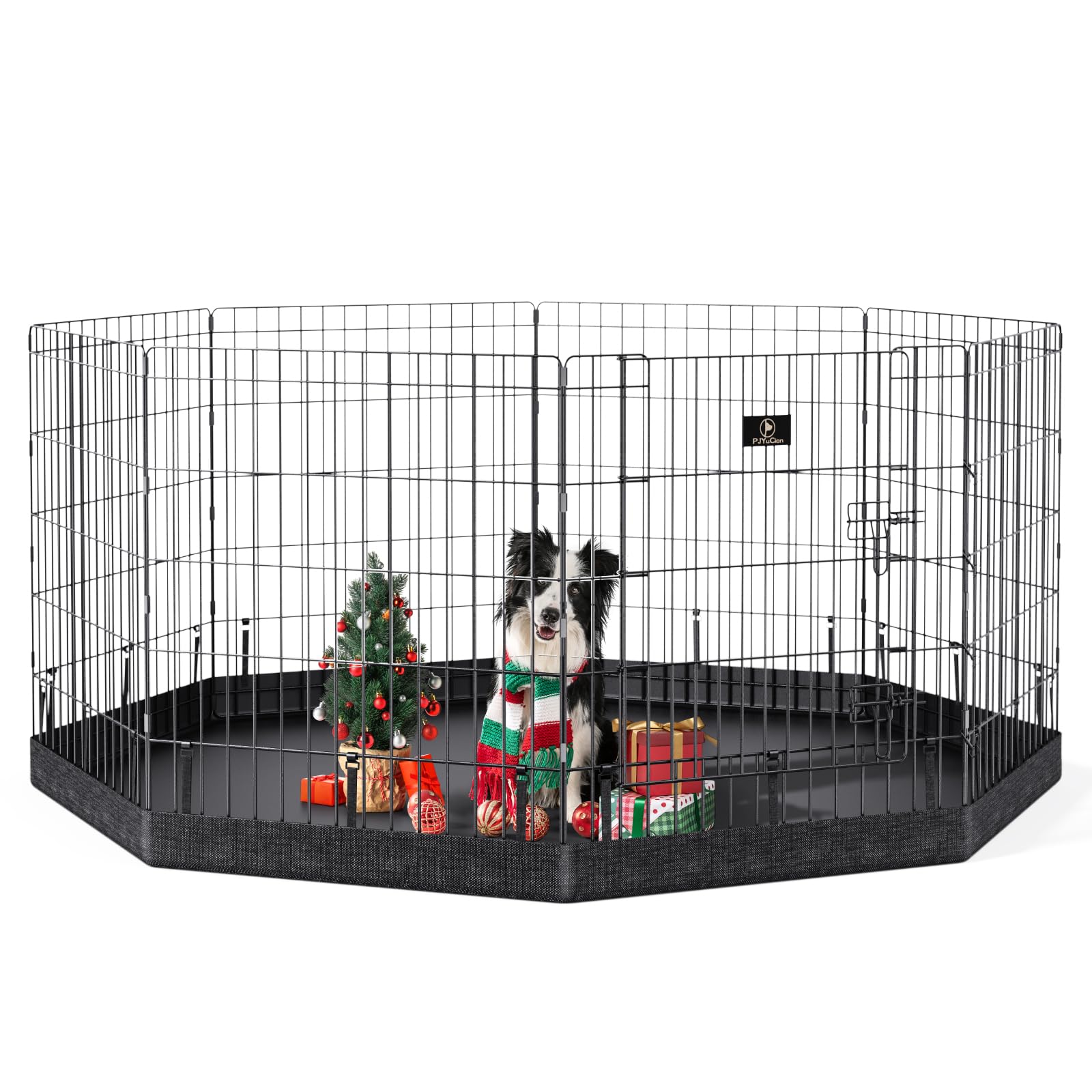 PJYuCien jaula-perros-8-paneles: espacio seguro para juegos en casa