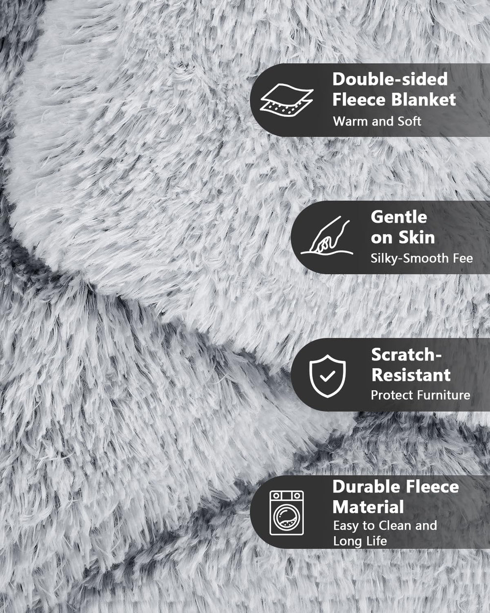 Manta PJYuCien marrón de doble cara protege muebles