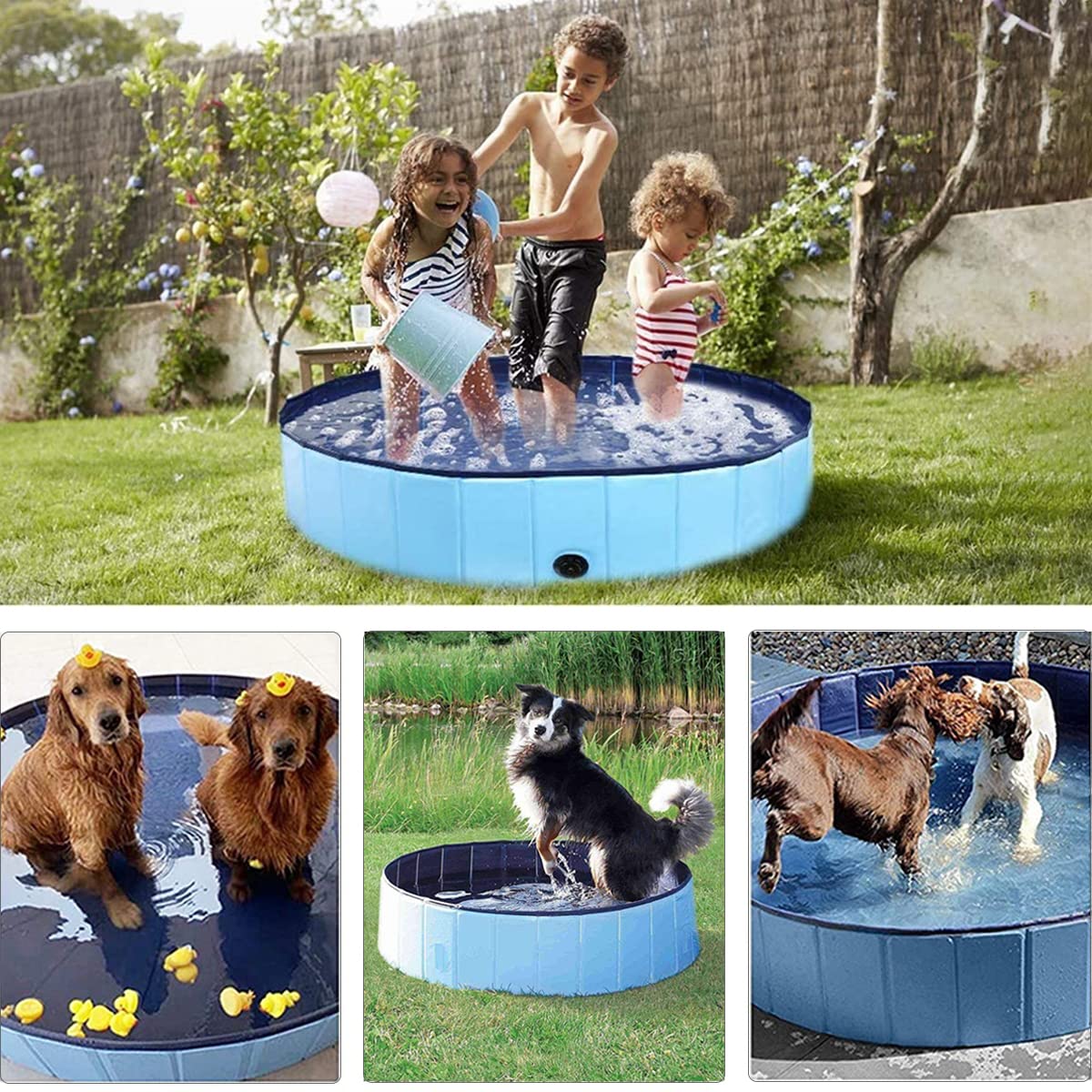 PJZP dimensiones 32x8 pulgadas para perros de tamaño medio.