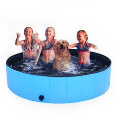 PJZP piscina plegable para perros, ideal para uso exterior y diversión al aire libre.