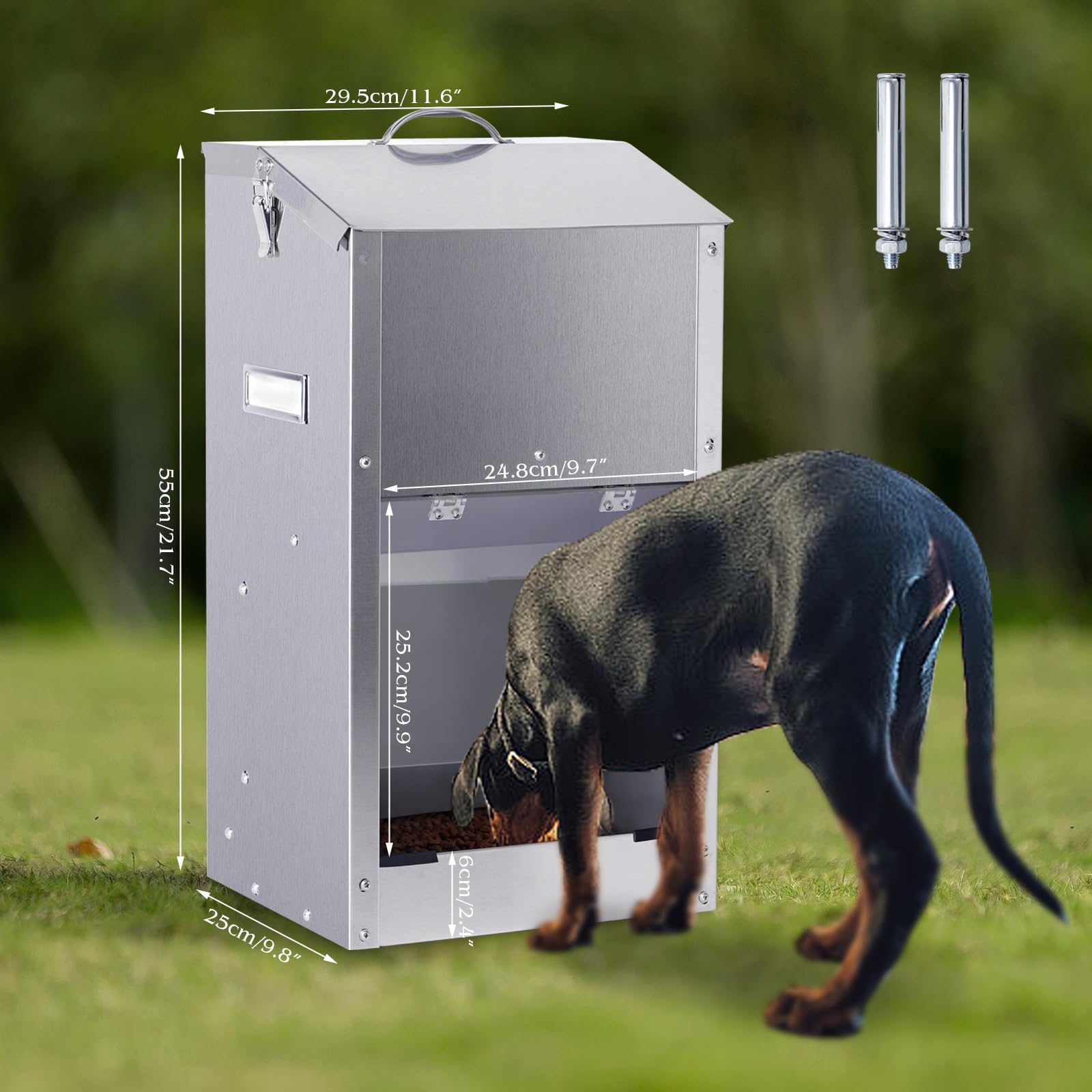 PKNYBZH dispensador resistente al clima, ideal para uso en exterior.