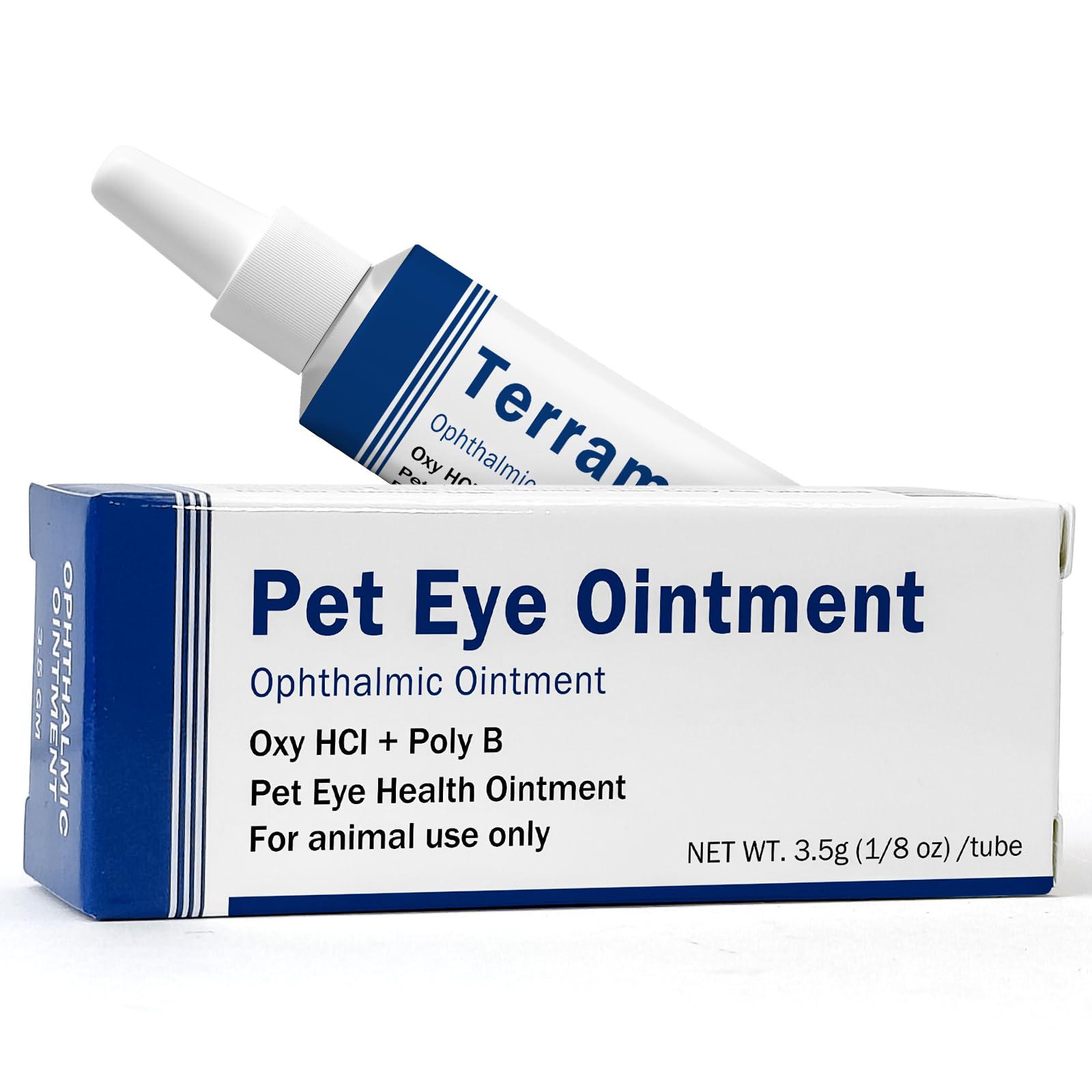 PKperekond crema ocular para mascotas en tubo, cuidado suave para ojos de gatos y perros