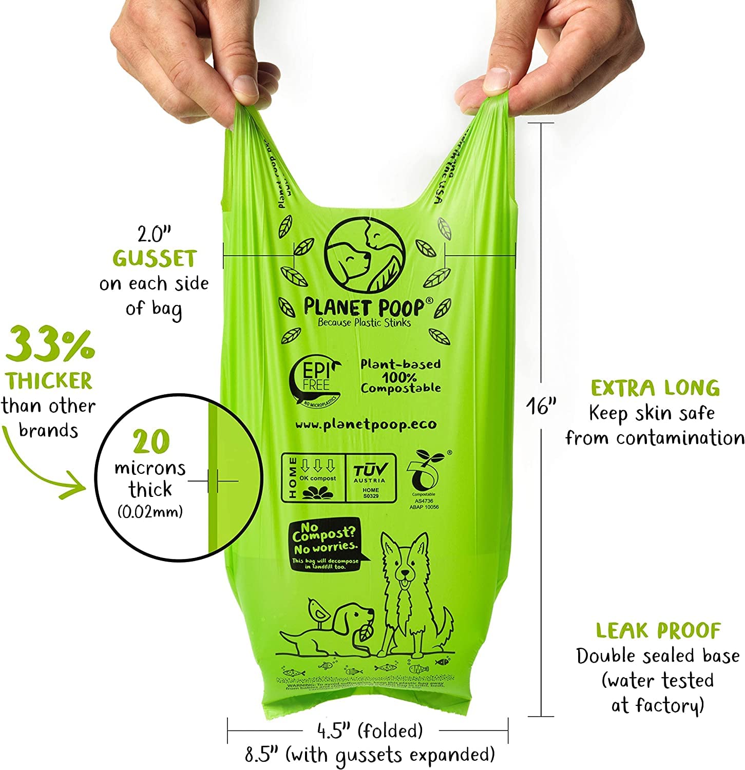 PLANET POOP: bolsas sin olor para paseos limpios y tranquilos