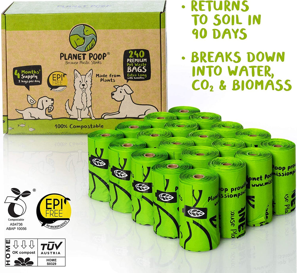 PLANET POOP: bolsa basada en plantas para residuos de mascotas sostenible