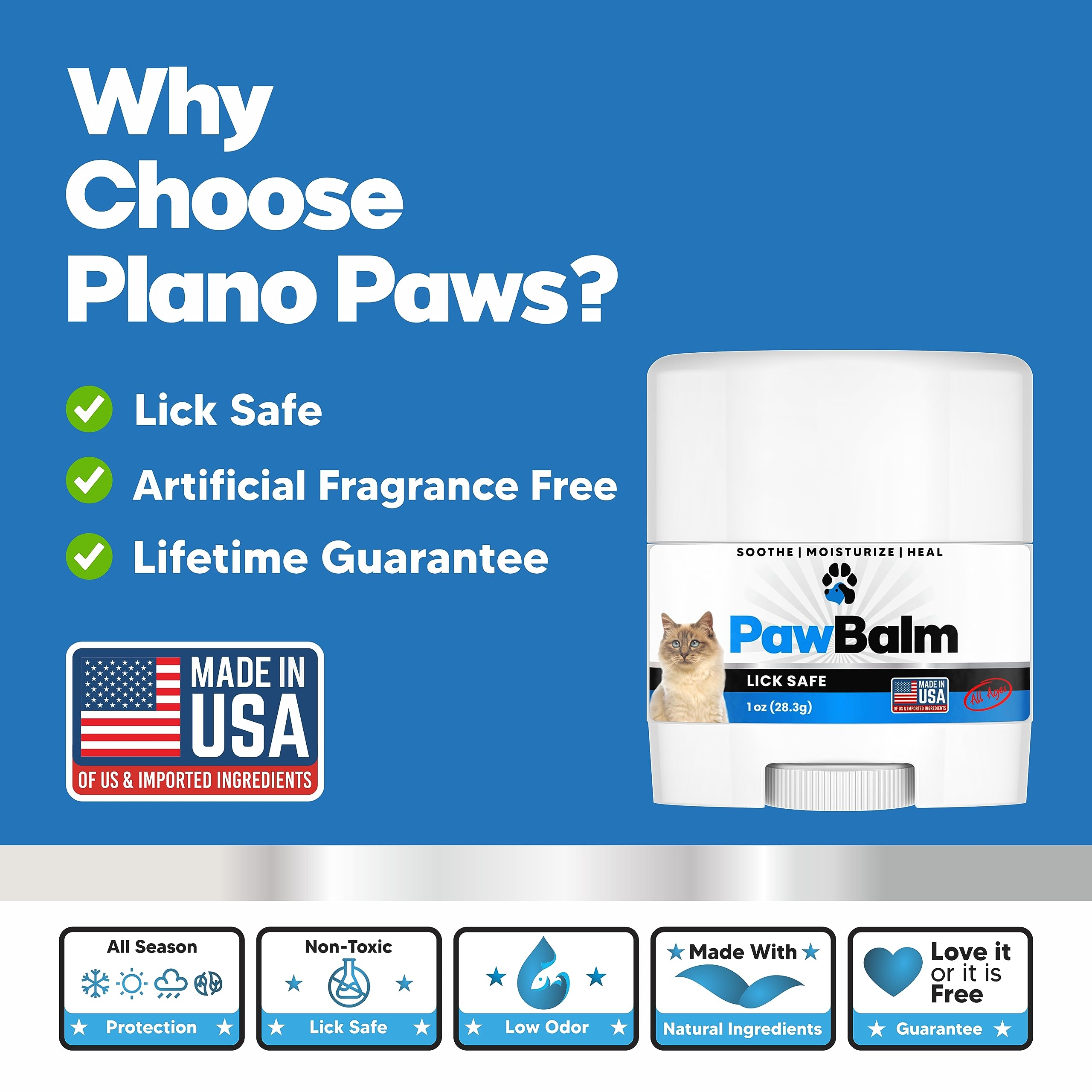 Planopaws hidratacion-patas gato crema suave que suaviza la piel