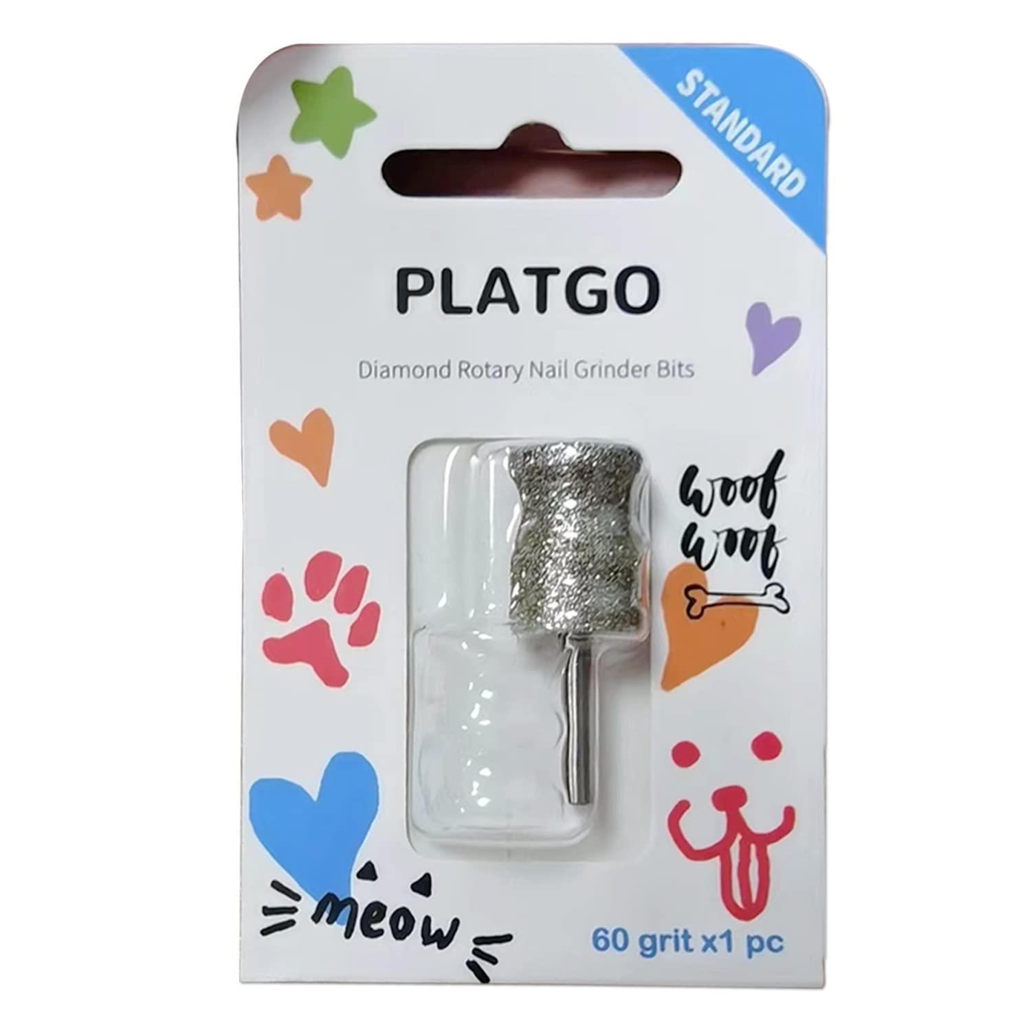 PLATGO: accesorio diamante compatible con Dremel para uñas y acabados precisos.