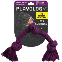 Playology Dri-Tech: cuerda de juego para perro, ideal para sesiones de tirar.