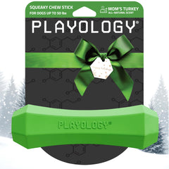 Playology Juguete chirriante para perros con aroma de pavo, ideal para juegos.