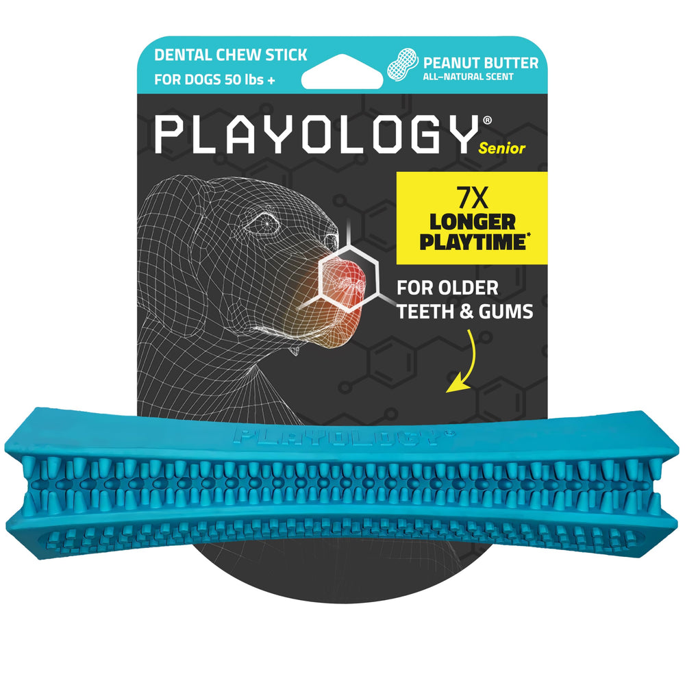 Playology juguete dental masticable suave para encías sensibles del perro