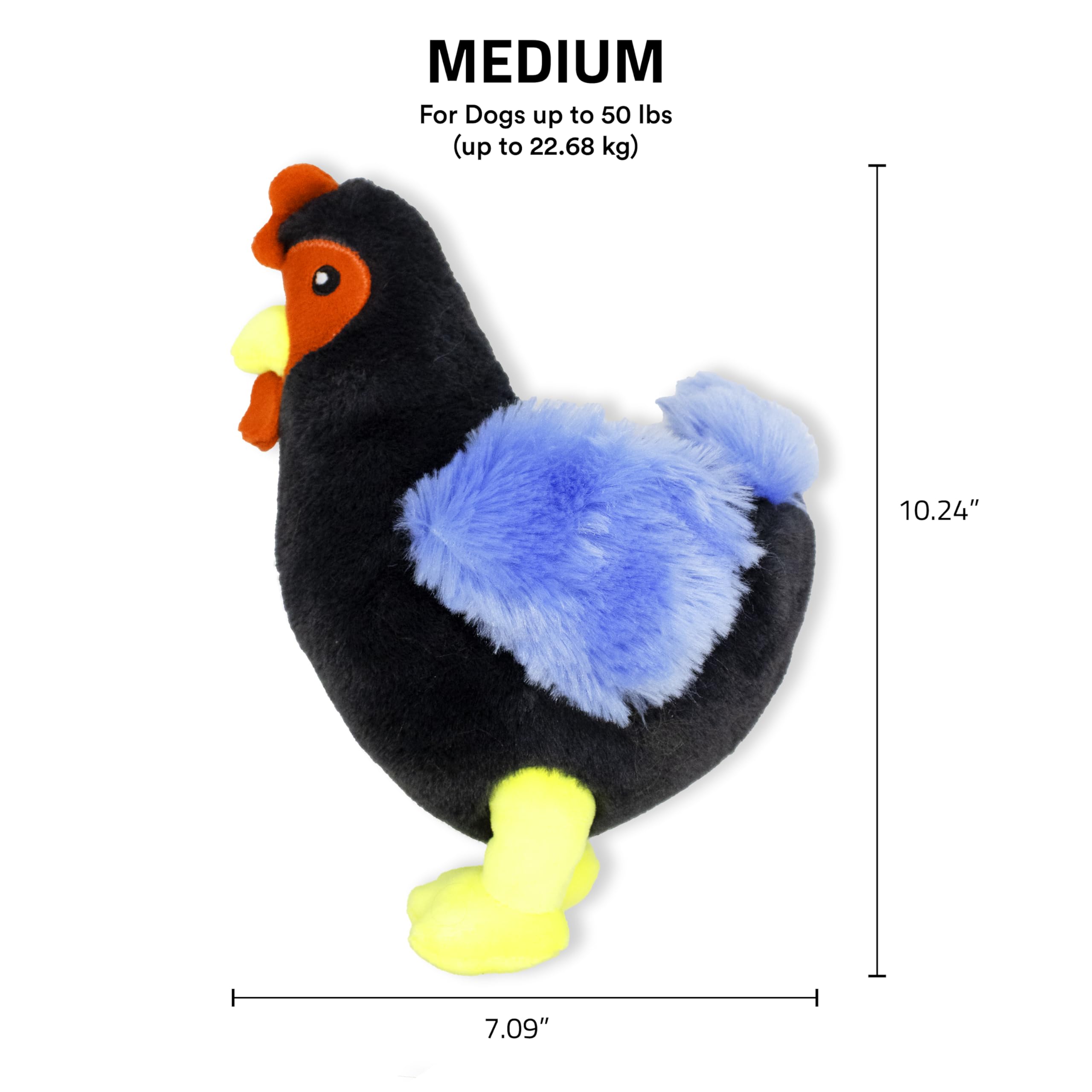 Playology Juguete gallina cumple con normas de seguridad para mascotas.