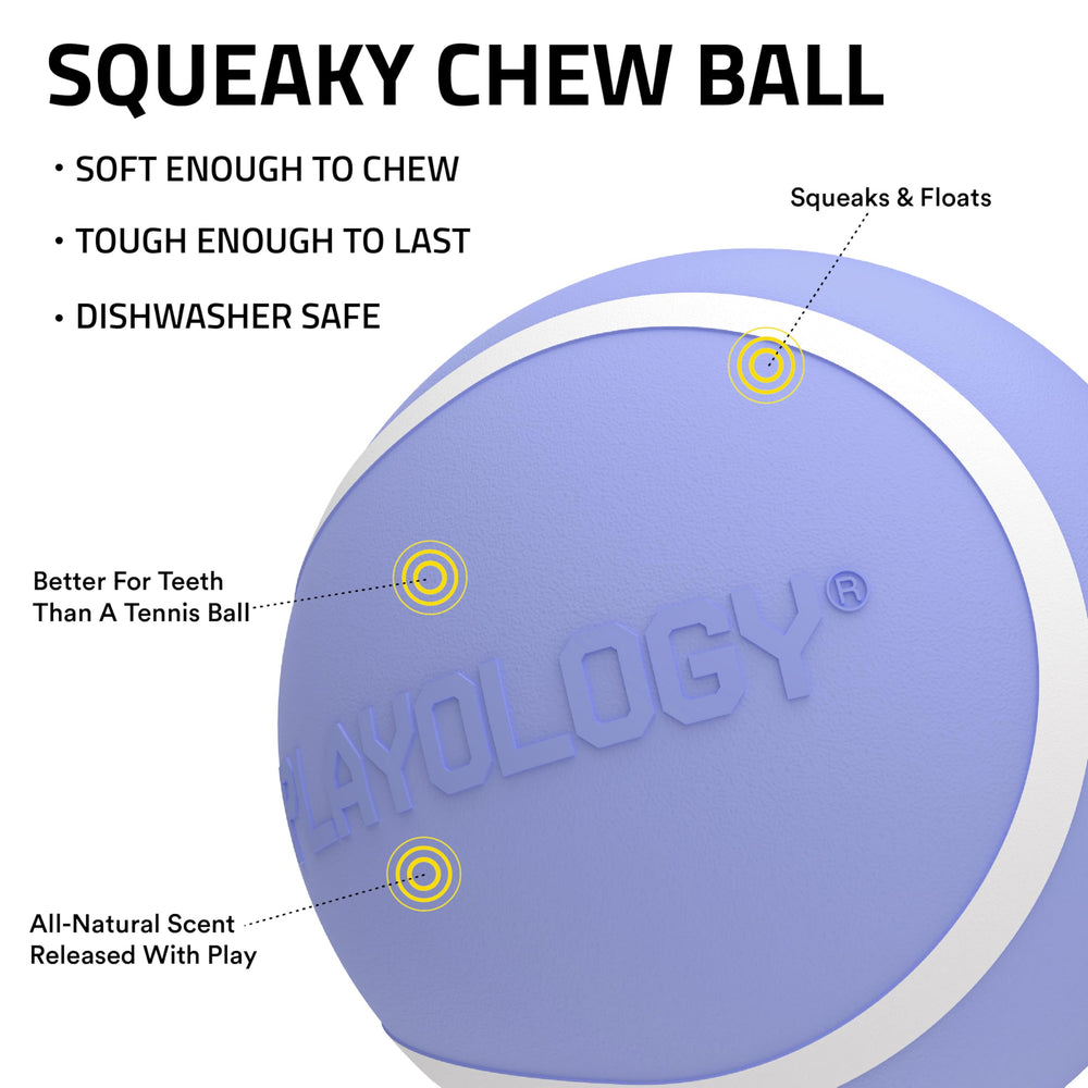 Playology Pelota goma resistente: perfecta para juego interior y exterior sin desgaste rápido.