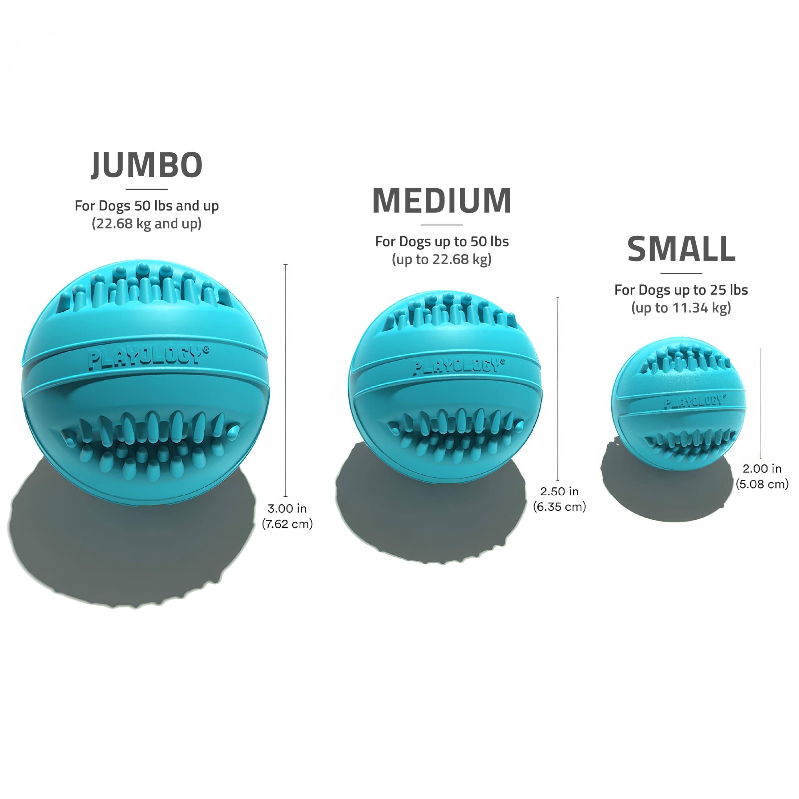 Playology perro grande, tamaño jumbo, ideal para morder y activar la mandíbula.