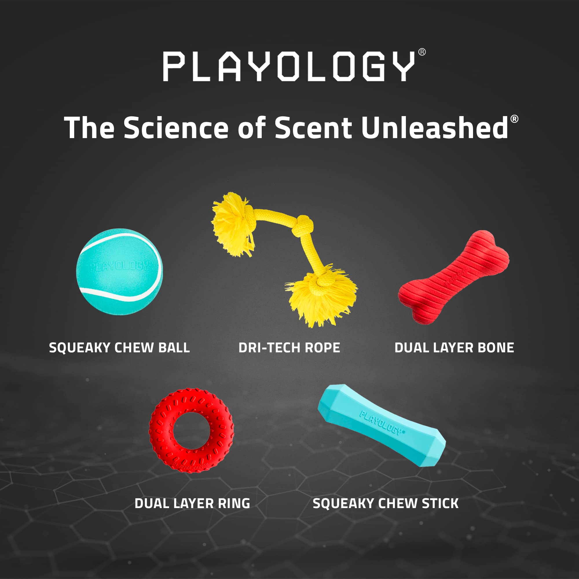 Playology: tecnología Encapsiscent, aroma natural duradero que atrae al perro.