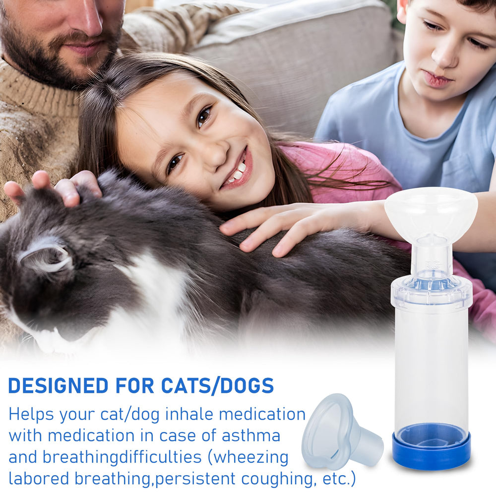 plceo Cat Inhaler Spacer uso con inhaladores de dosis medida