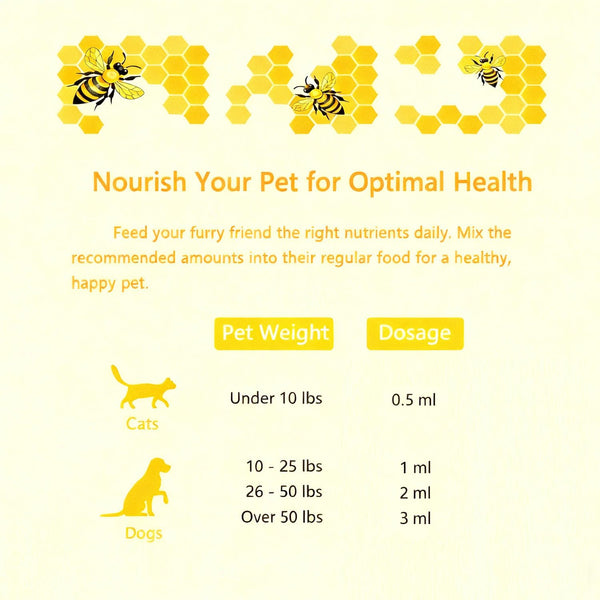 Pleasantly Warm Propolis se añade a alimento o agua para dosificación sencilla.
