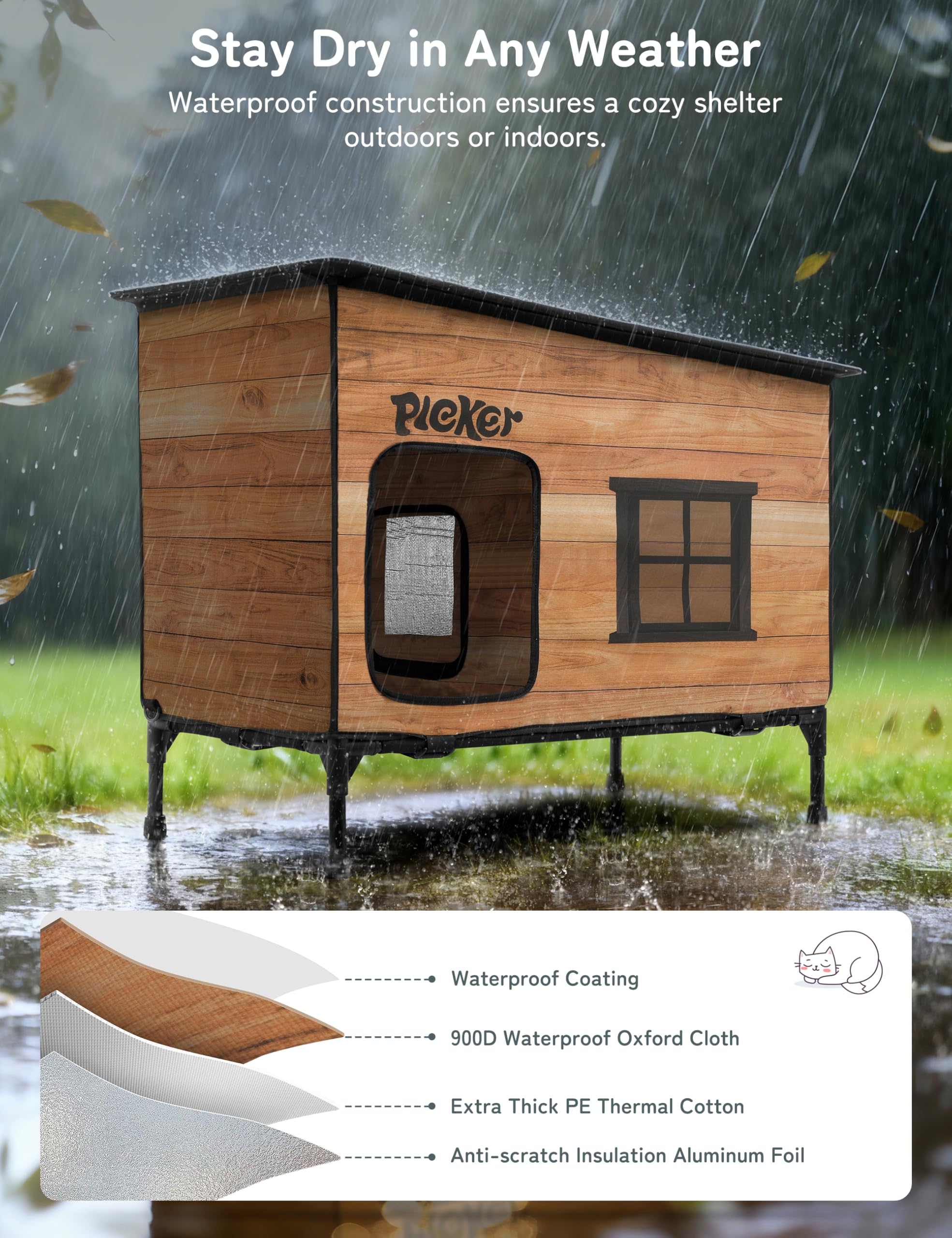 PLEKER almohadilla-calefactable-110v: calor suave y seguro para comodidad del gato.