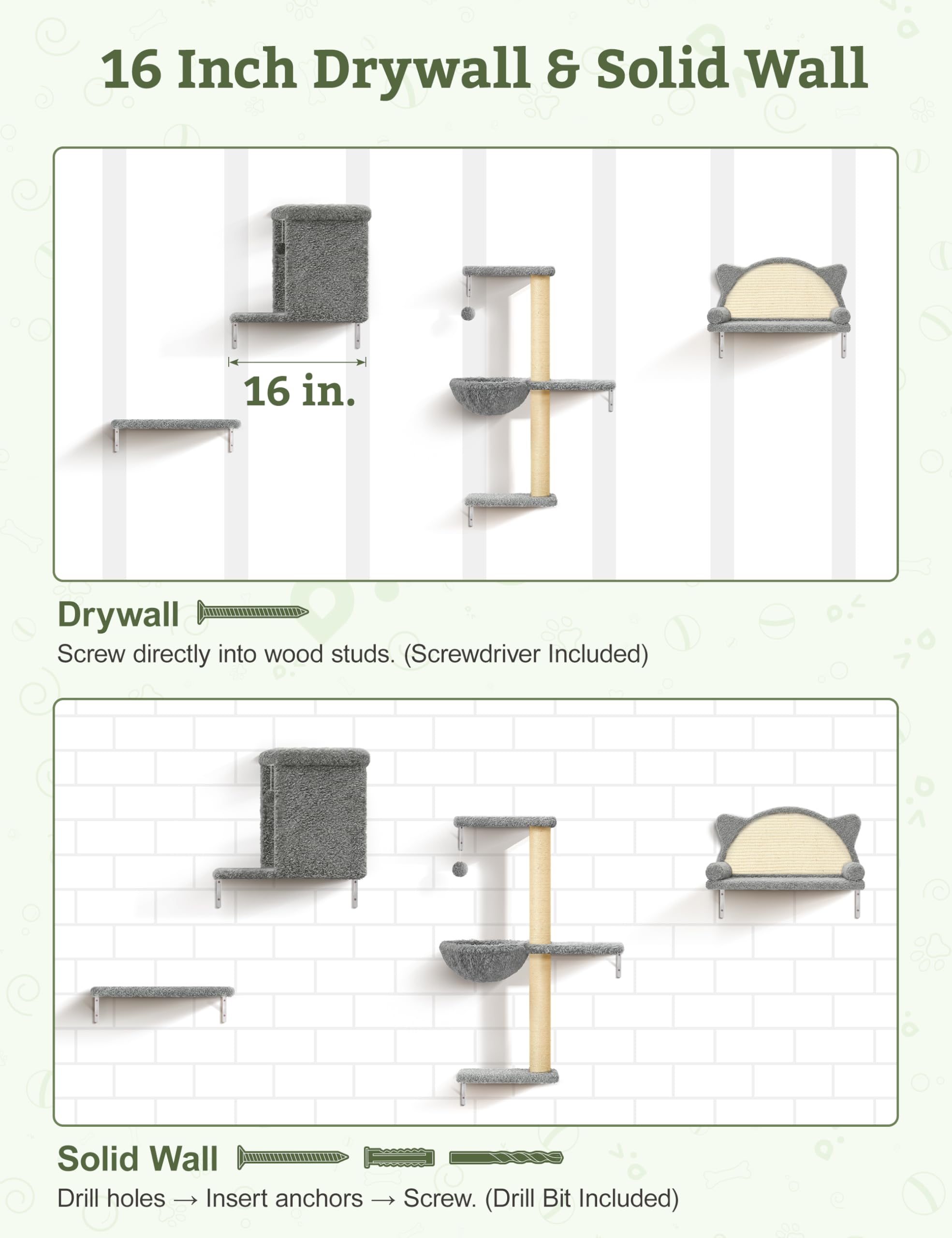 PLEKER estantería pared gato, ideal para apartamentos y espacios reducidos.