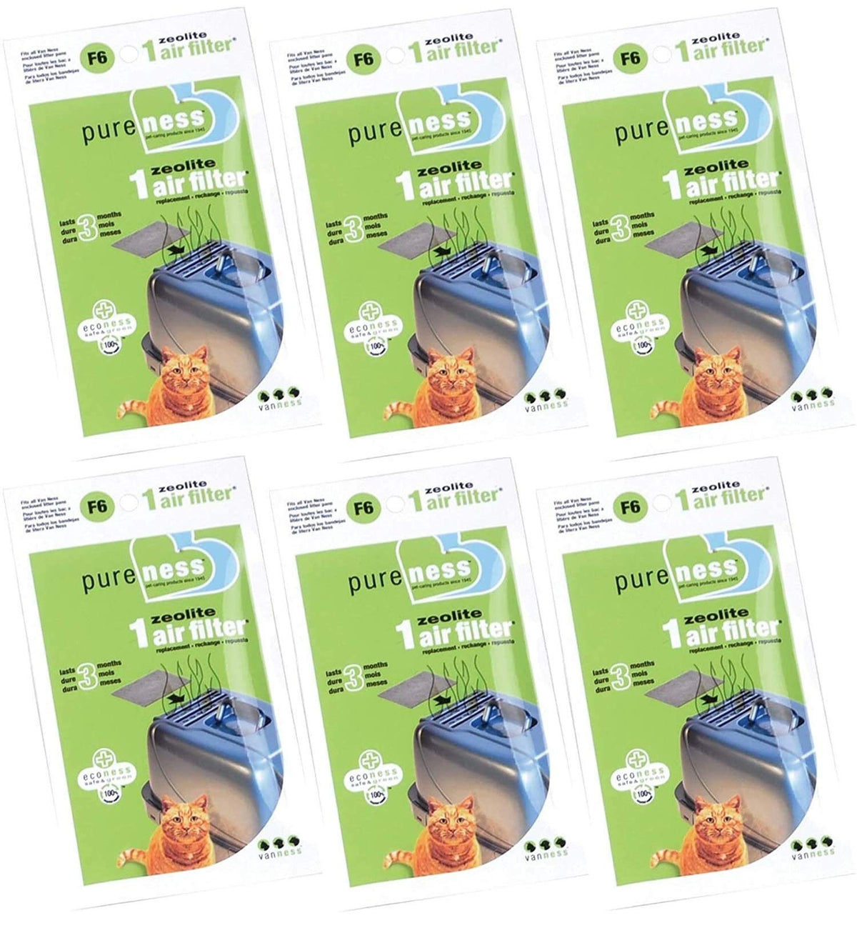 PLESIU Pureness F6 filtro zeolita mejora la calidad del aire interior