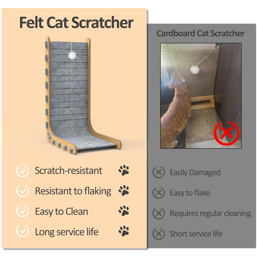 PLITTPETTS montaje sencillo del rascador-gato con piezas incluidas.