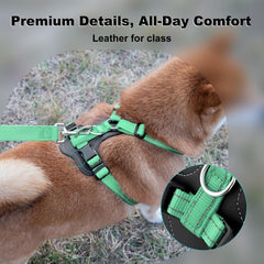 Arnés ajustable Plutus Pet con enganche trasero para paseos cómodos