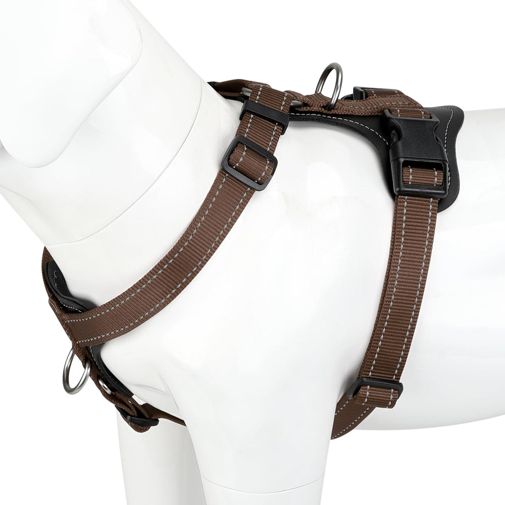 Arnés Plutus Pet ajuste frontal para entrenamiento sin tirar.