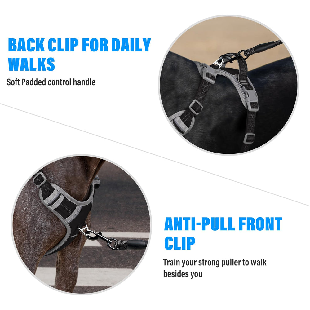 ARNÉS PLUTUS PET ajustes-cuatro-correas, ajuste seguro para perros de todos los tamaños