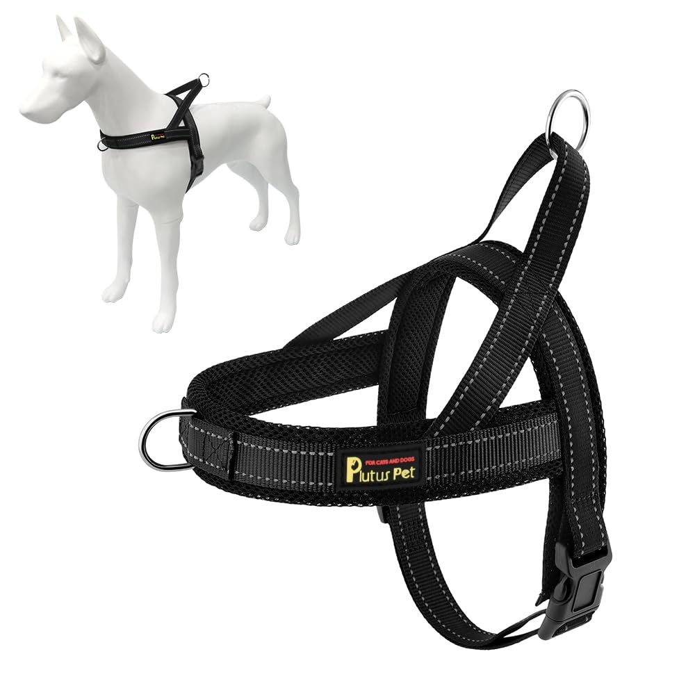 Arnés Plutus Pet anti-tiro con malla transpirable para mayor comodidad.