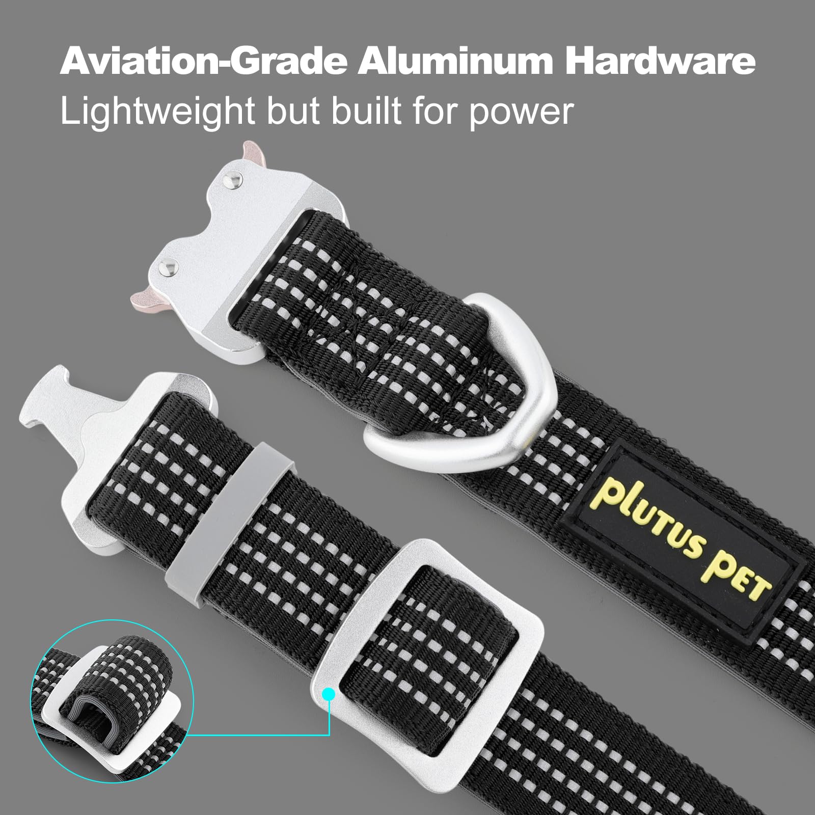 PLUTUS PET collar acolchado de neopreno para mayor comodidad