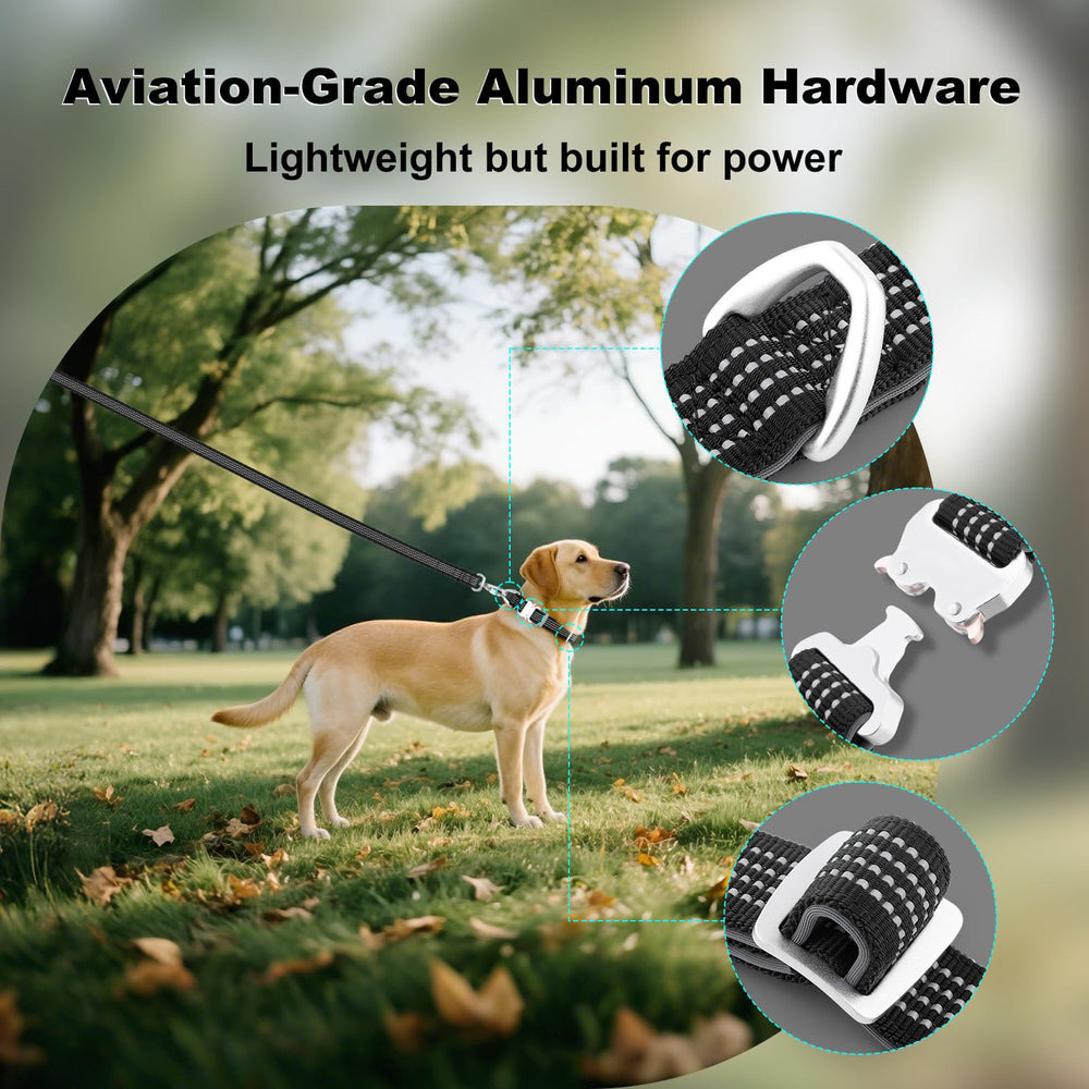 PLUTUS PET collar con hilos reflectantes para mayor visibilidad