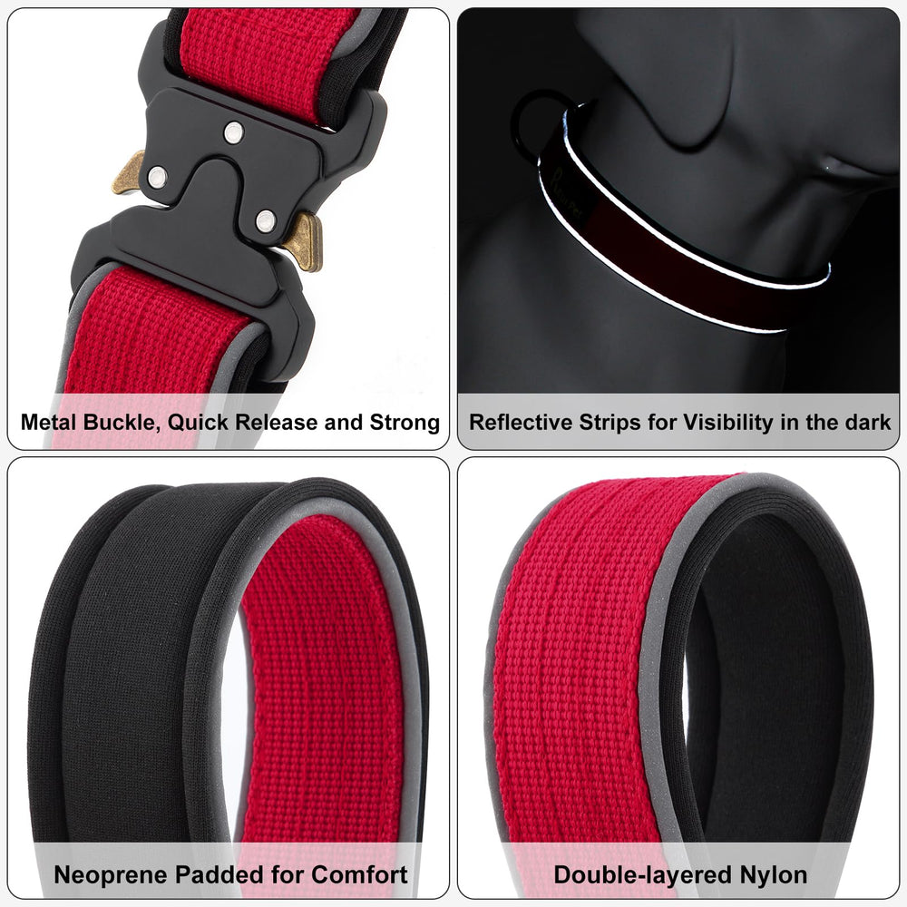 Nylon de doble capa que ofrece durabilidad para perros activos.