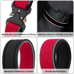 Nylon de doble capa que ofrece durabilidad para perros activos.