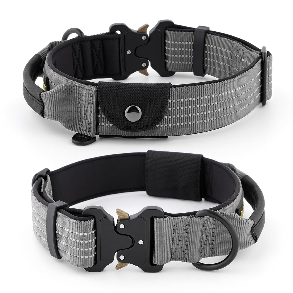 Plutus Pet collar nylon reflectante: ajuste seguro y visibilidad nocturna.