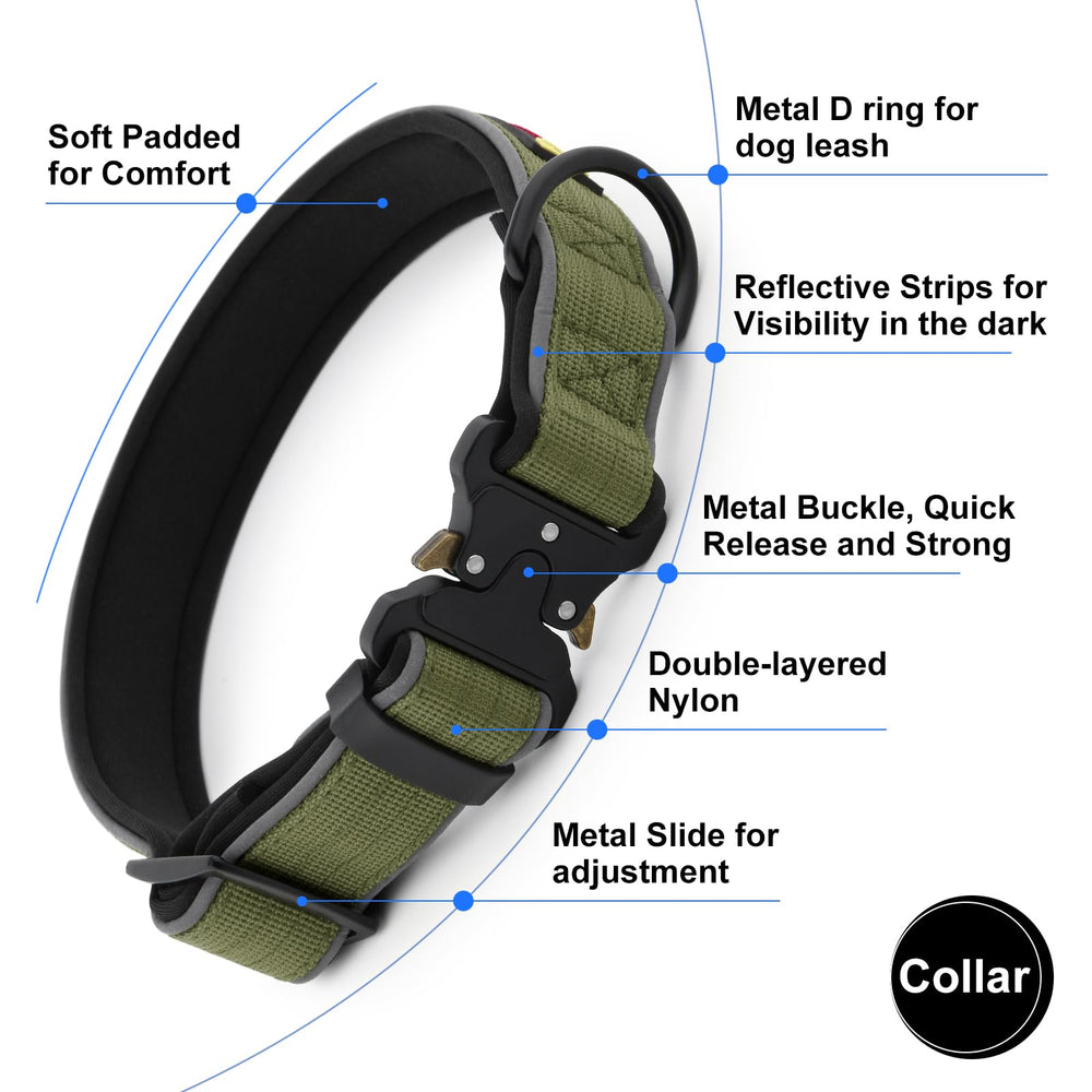 PLUTUS PET collar con cierre rápido de metal para ajuste seguro y práctico.