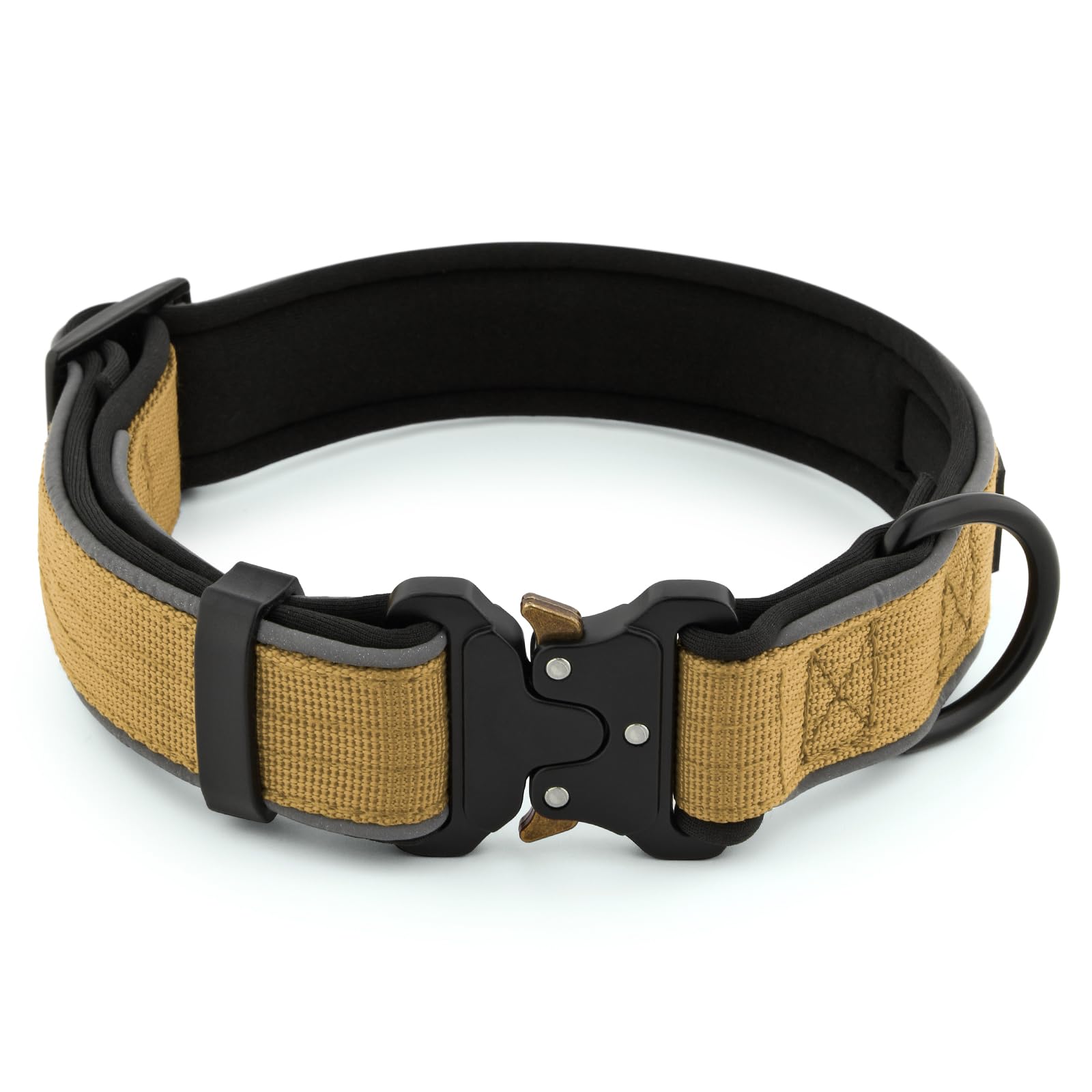 Collar doble nylon de PLUTUS PET, resistente para aventuras al aire libre.