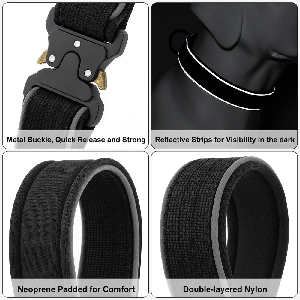 PLUTUS PET collar reflectivo mejora la visibilidad en la oscuridad para paseos.