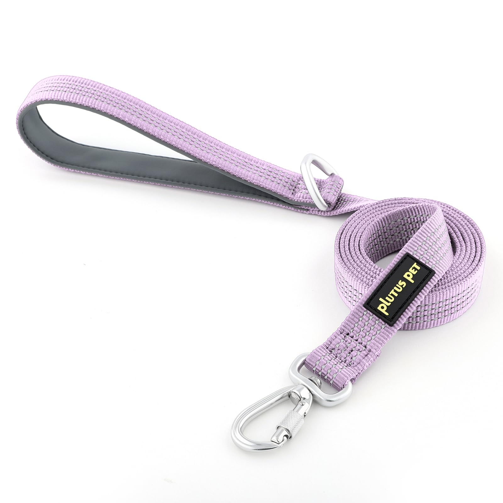 PLUTUS PET correa con mosquetón de aluminio bloqueable para mayor seguridad durante paseos.