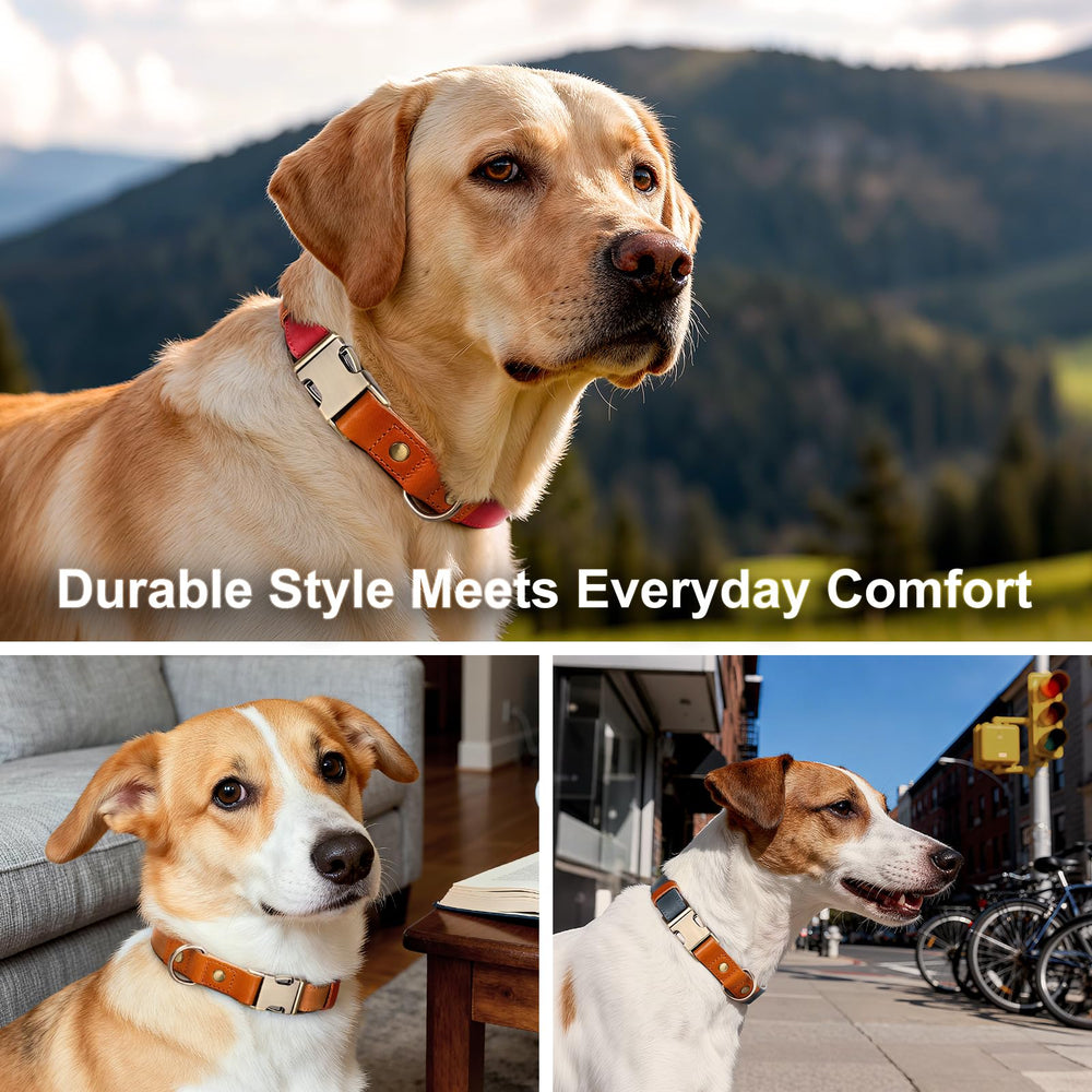 Detalle de fibra natural para piel sensible, collar de Plutus Pet apto para uso prolongado.