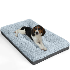 POCBLUE cama para perros pequeños lavable 23x17 gris, ideal para viajes.