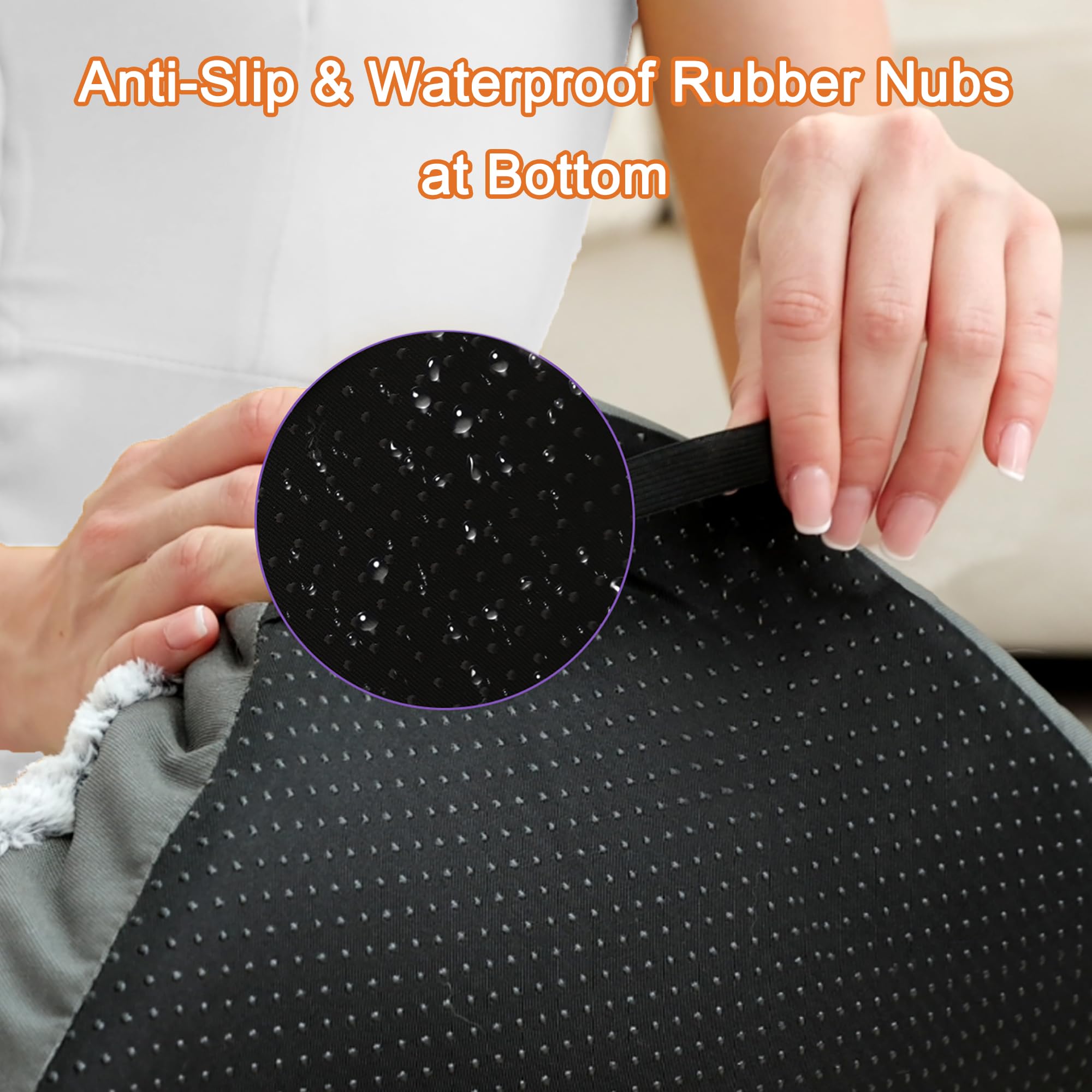 POCBLUE fondo antideslizante e impermeable mantiene la cama estable.