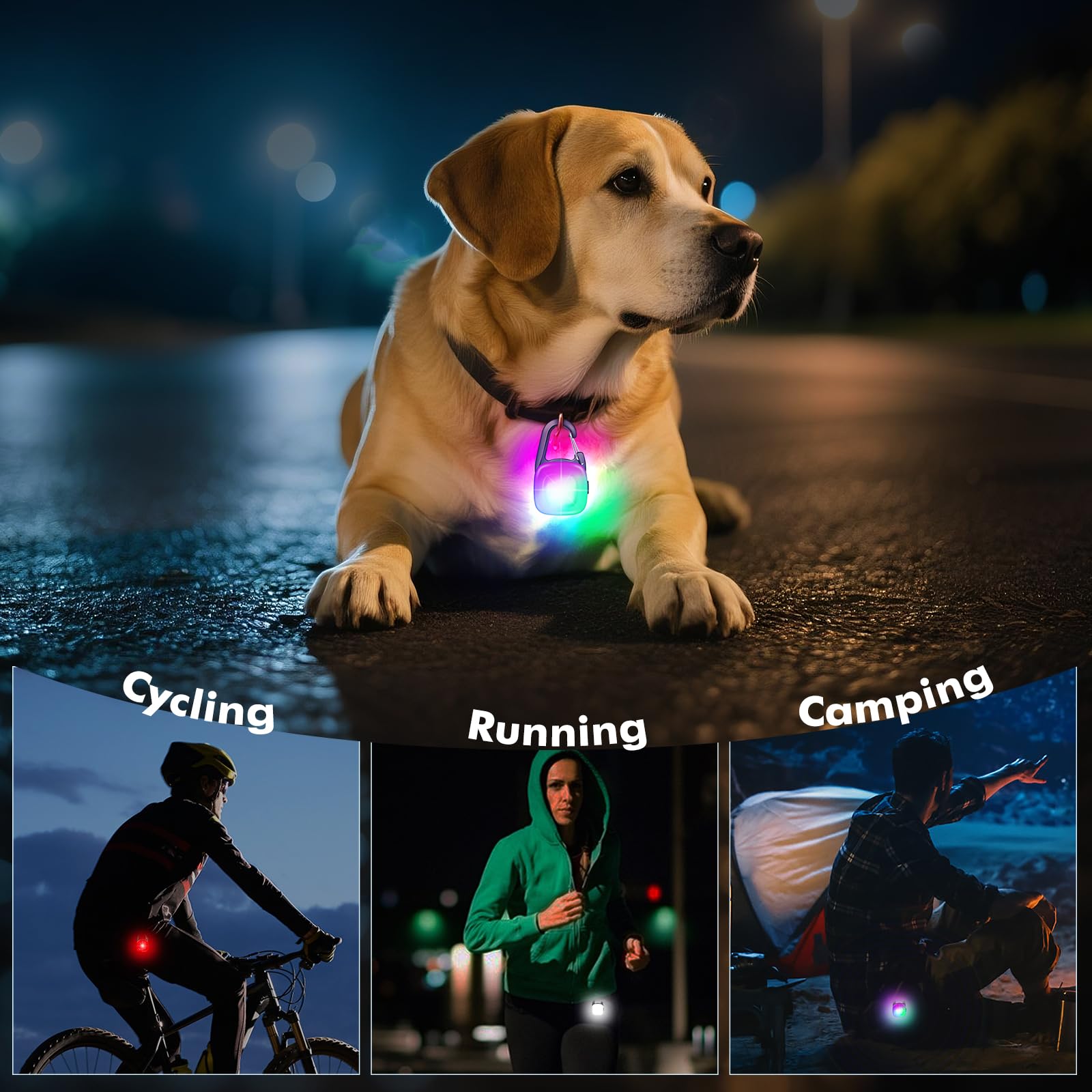 POEEY uso diario: ideal para caminar, correr y senderismo nocturno.