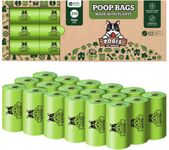 Bolsas Pogis en rollos, compostables y fáciles de llevar durante paseos.