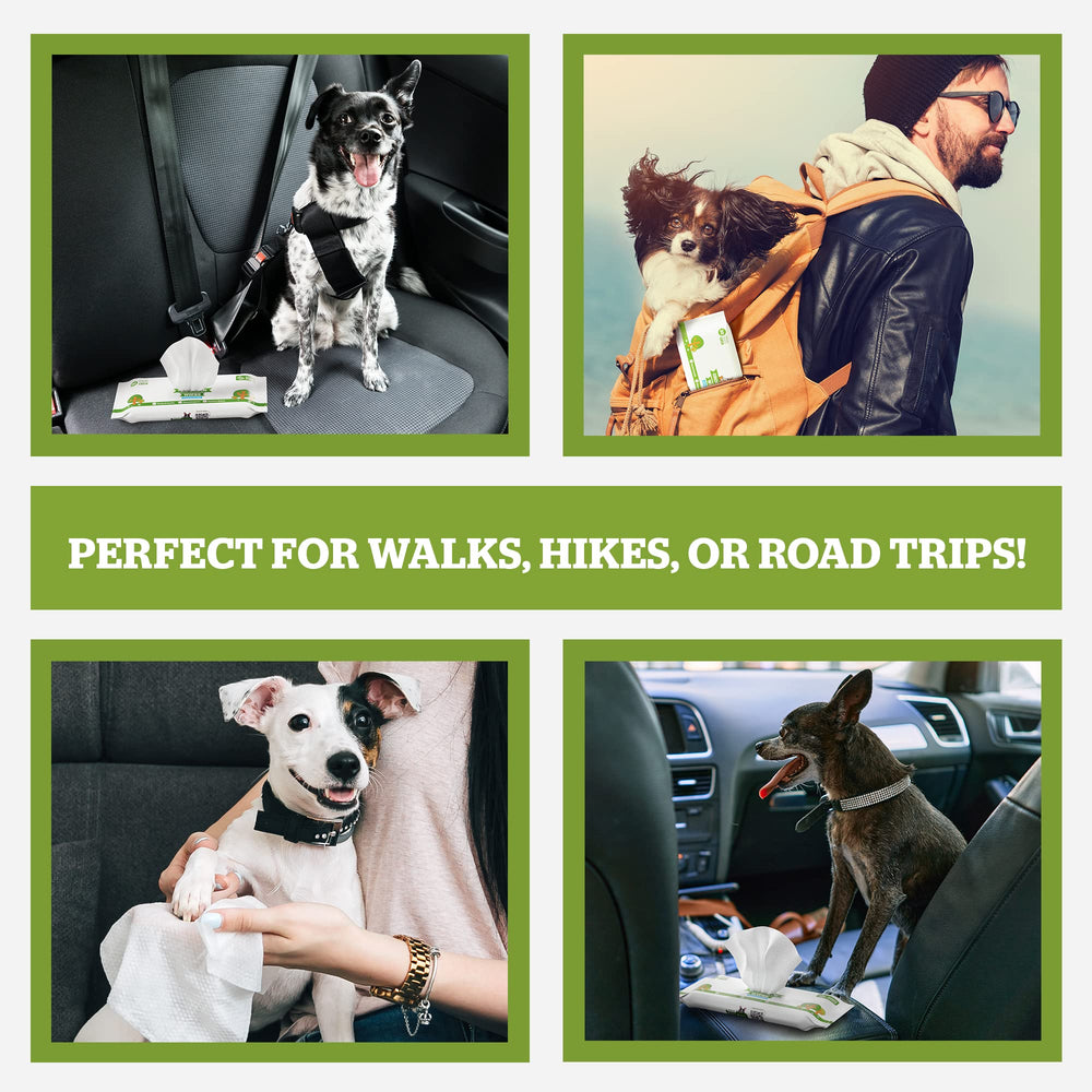 Pogi’s Dog Wipes aroma té verde, deja aroma suave y agradable.