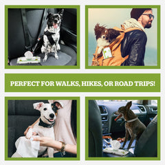 Pogi’s Dog Wipes aroma té verde, deja aroma suave y agradable.