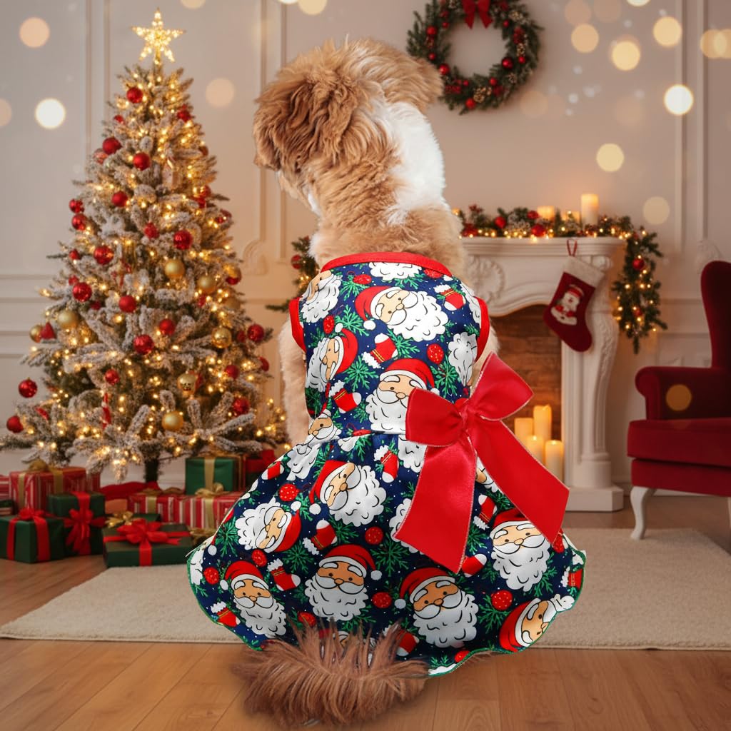 Pohshido vestido navidad perrito regalo perfecto para amantes de mascotas.